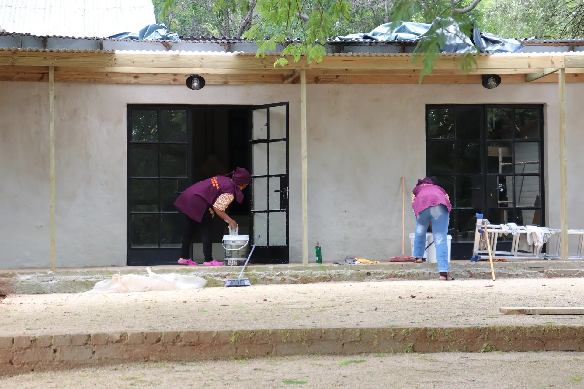 After builders cleaning